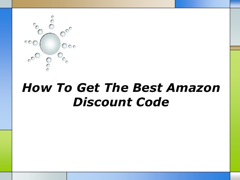 How to get the best amazon discount code