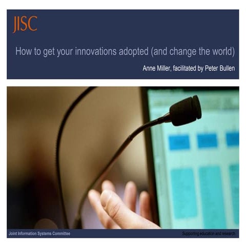 How to get your innovations adopted