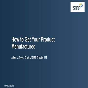 How to Get Your Product Manufactured