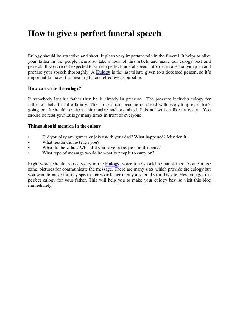 How To Give A Perfect Funeral Speech how-to-give-a-perfect-funeral-speech