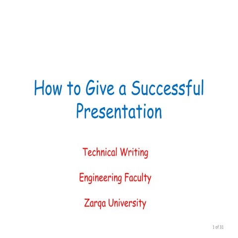 How To Make A Good Presentation | PPTX