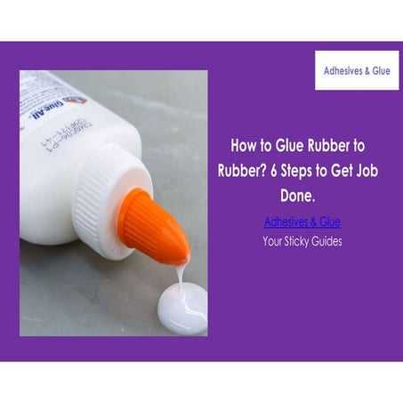 Adhesive Guide | PDF