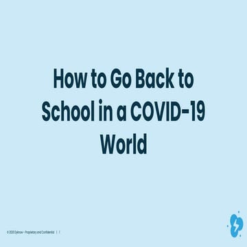 How to go back to school in a covid 19 world