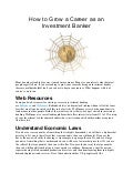 How to Grow a Career as an Investment Banker