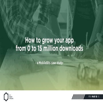Karsten Wysk - Growth Hacking Meetup #3 - How to grow your app from 0 to 15 m...