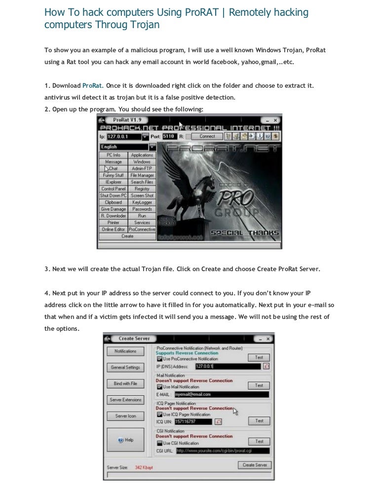 TÉLÉCHARGER PRORAT V1.9 HACKING PRORAT HACKING TÉLÉCHARGER V1.9