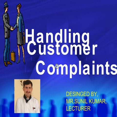How to hadle complaints
