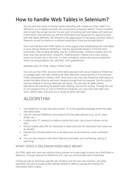 How to handle Web Tables in Selenium.pdf