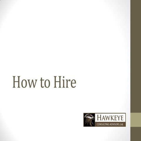 How to Hire