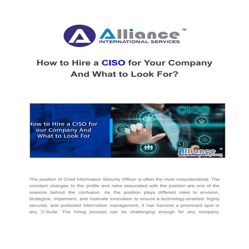 How to Hire a CISO for Your Company And What to Look For.pdf