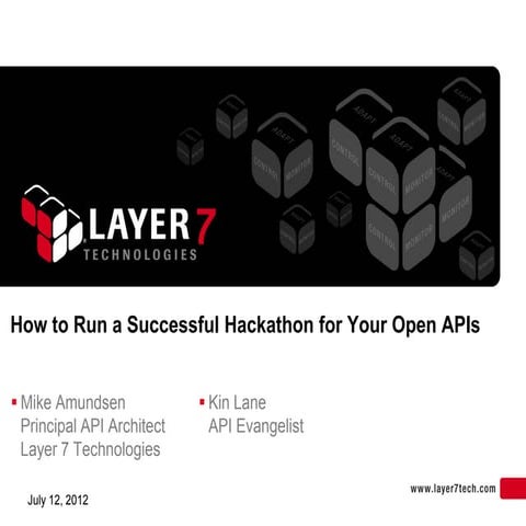 How to Run a Successful Hackathon for Your Open APIs