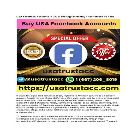 How to I buy USA Facebook accounts ....pdf