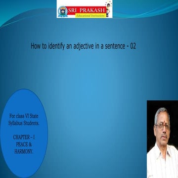 How to identify an adjective in a sentence   02