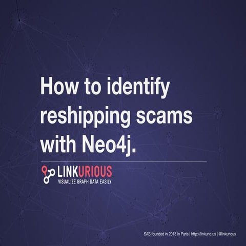 How to identify reshipping scams with Neo4j