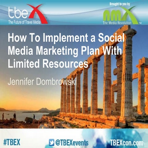 How to implement a social media marketing plan with limited resources
