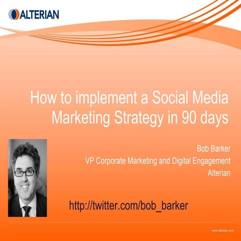 How to implement a social media marketing strategy in 90 days sept