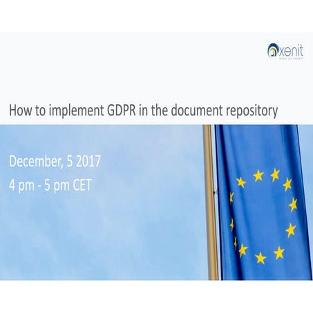 How to implement gdpr in your document repository 