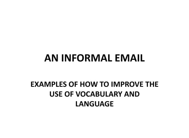 How to end an email informally
