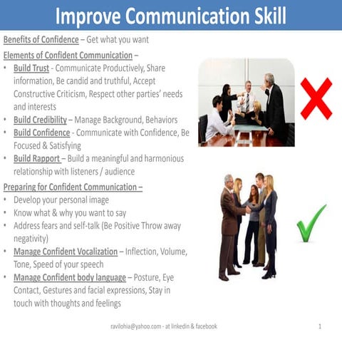 How to improve communication skill | PPTX