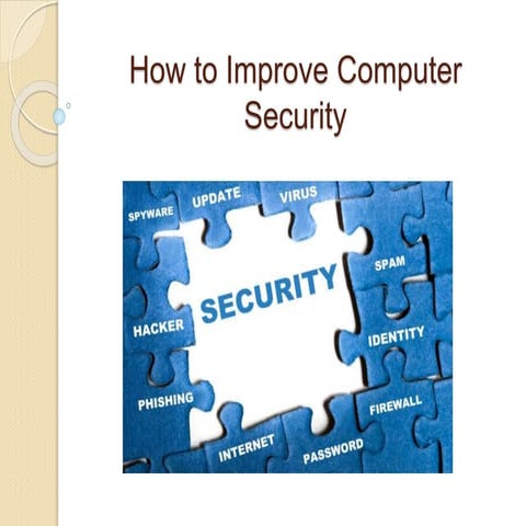 How to Improve Computer Security - Wikki Verma
