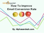 How to improve email conversion rate