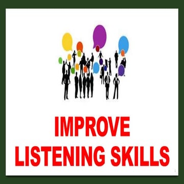 How to improve listening skills