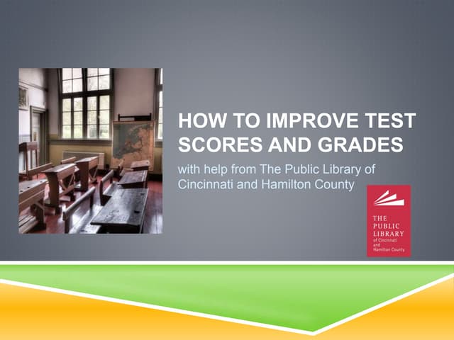 How to Improve Test Scores and Grades 