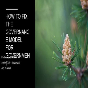 How to improve the Governance Model for the Public Sector - July 2023.pptx