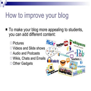 How to improve your blog