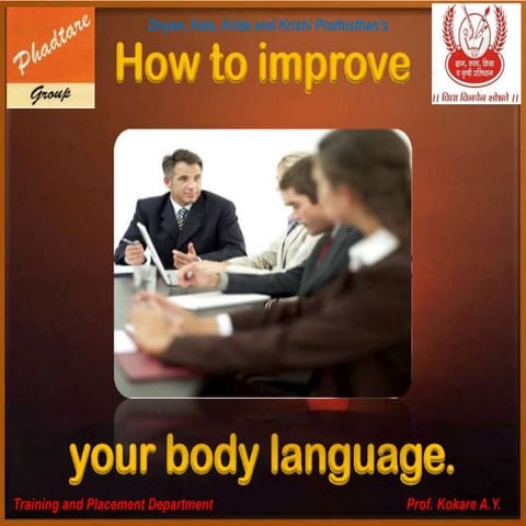 How to improve your body language