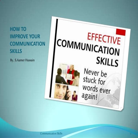 How To Improve Your Communication Skills | PPTX