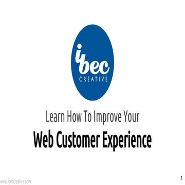 How to improve your customer's ux