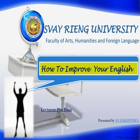 How to improve your english 