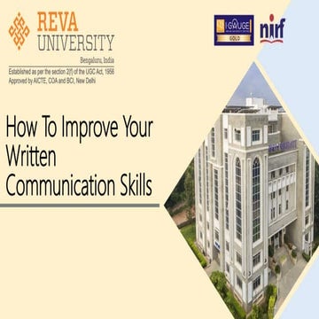 How to improve your written communication skills