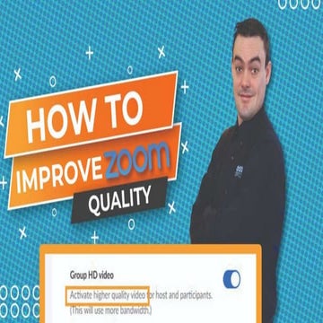 How to improve zoom video quality