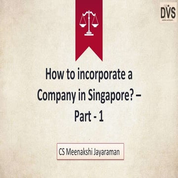 How to incorporate a company in singapore part1