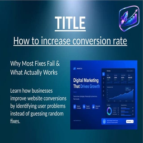 How to Increase Conversion Rate Why Most Fixes Fail (And What Actually ...