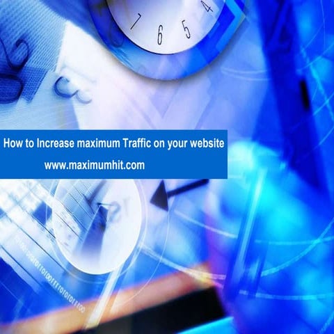 How To Increase Maximum Traffic On Your Website