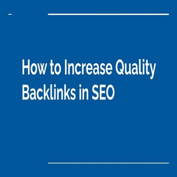 How to Increase Quality Backlinks in SEO.pdf