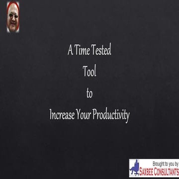 How to increase your productivity