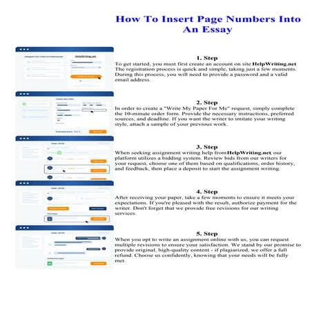How To Insert Page Numbers Into An Essay | PDF