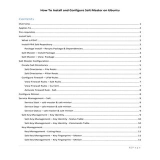 How To Install and Configure Salt M...
