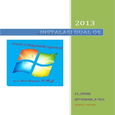 How to install dual os