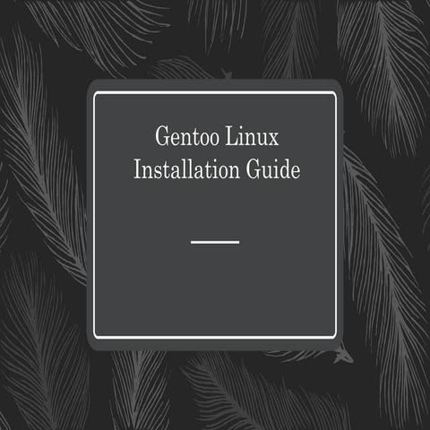 How to install gentoo distributed