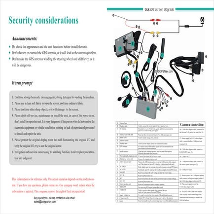 How to Install Mercedes GLK350 Screen Upgrade Carplay.pdf