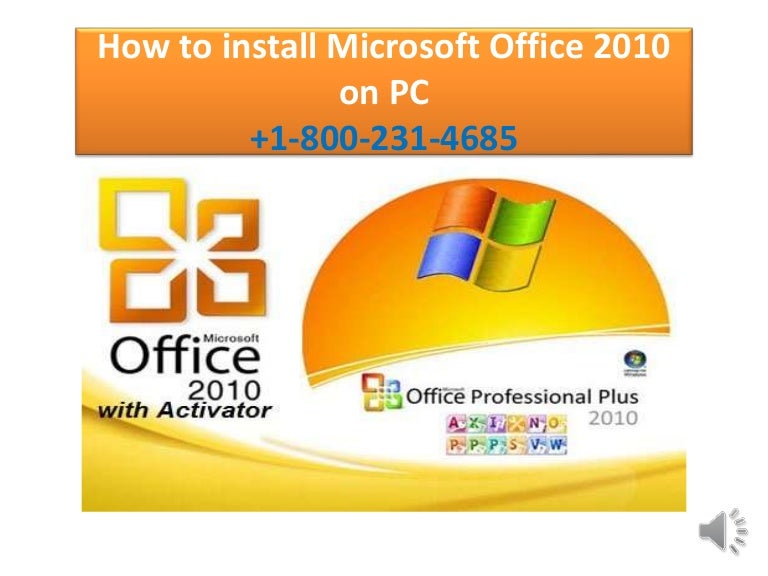 How to install microsoft office 2010