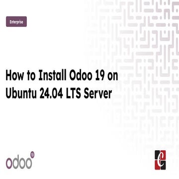 Odoo presentation | PPTX