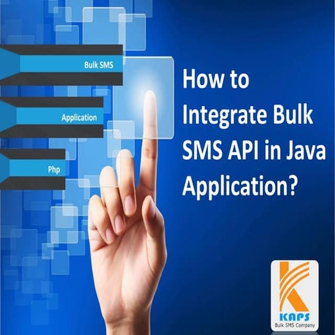 How to integrate bulk sms api in java