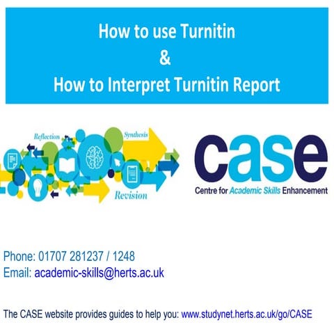 How to interpret turnitin reports