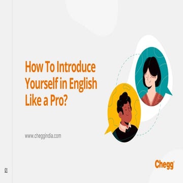 How to introduce yourself in english like a pro | PDF | Resume Writing ...